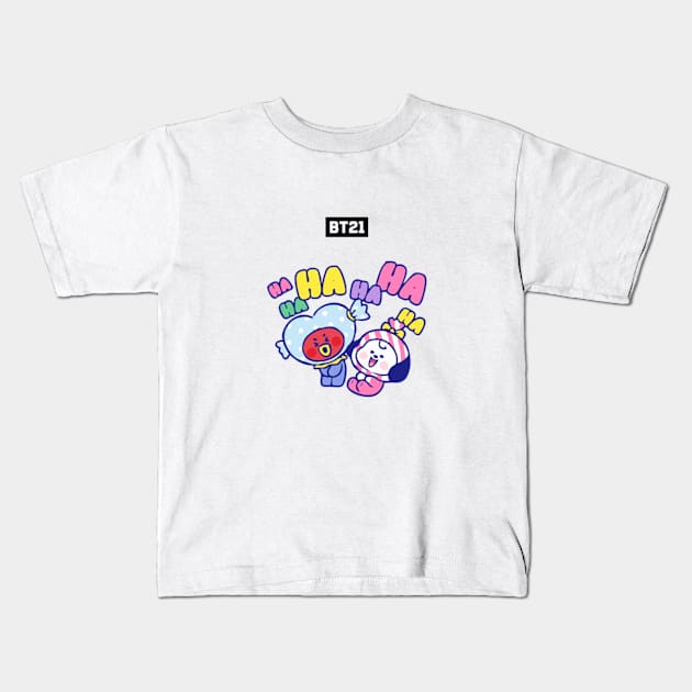 bt21 bts exclusive design 109 Kids T-Shirt by Typography Dose